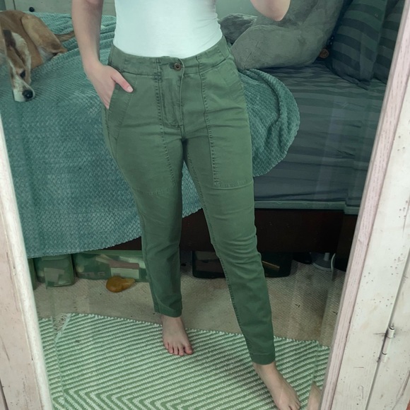 J Crew Army Green pants - Picture 13 of 15